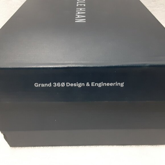 COLE HANN MEN GRAND 360 SUEDE LEATHER SLIP ON SHOES BLACK/WHITE 11M - Picture 8 of 16